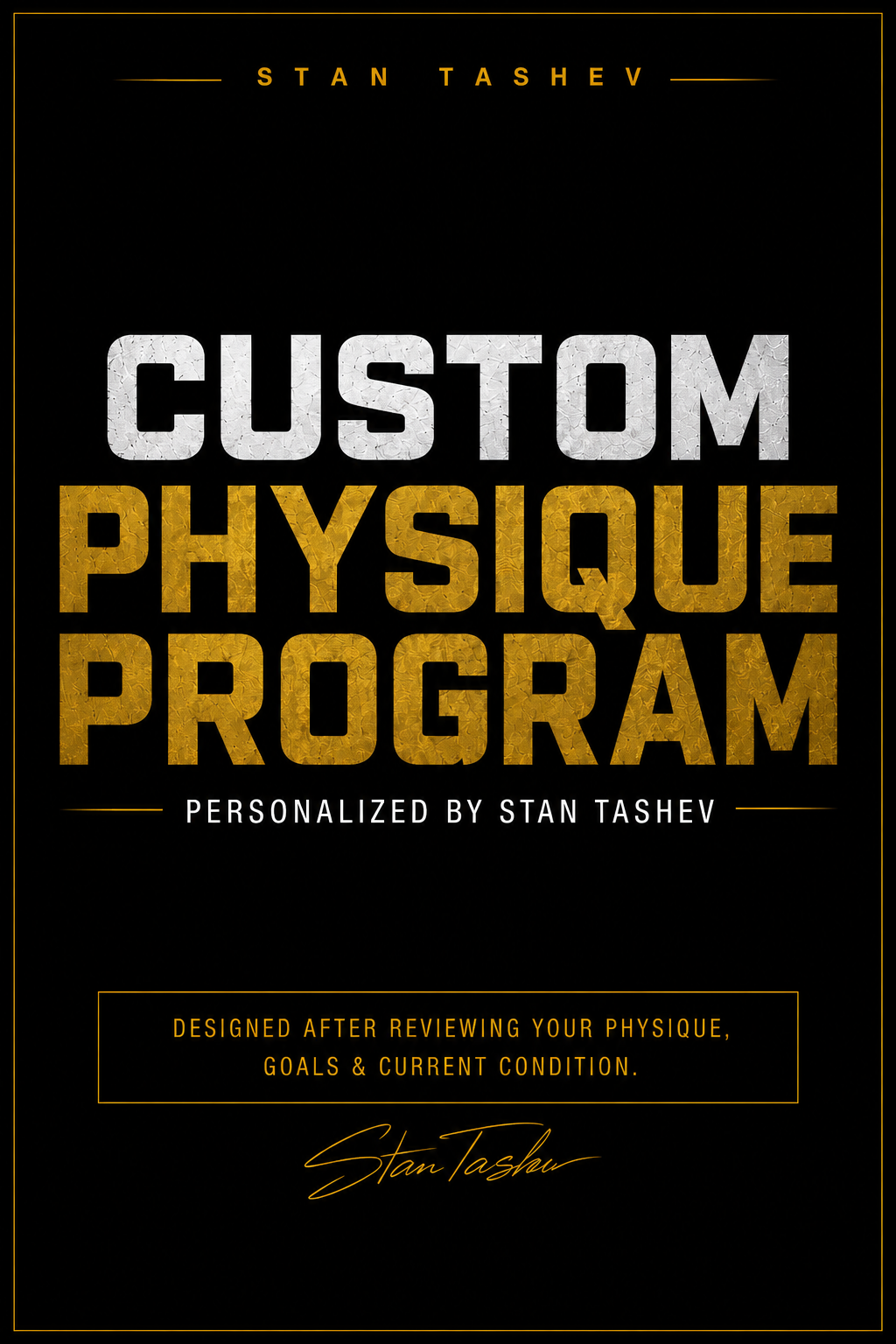 custom physique program